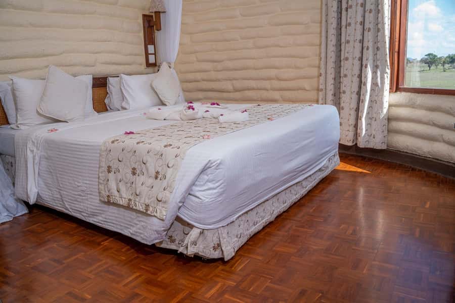 2 days 1 night saltlick safari from Diani/Mombasa - Salt Lick Lodge on stilts: why that water-hole view matters