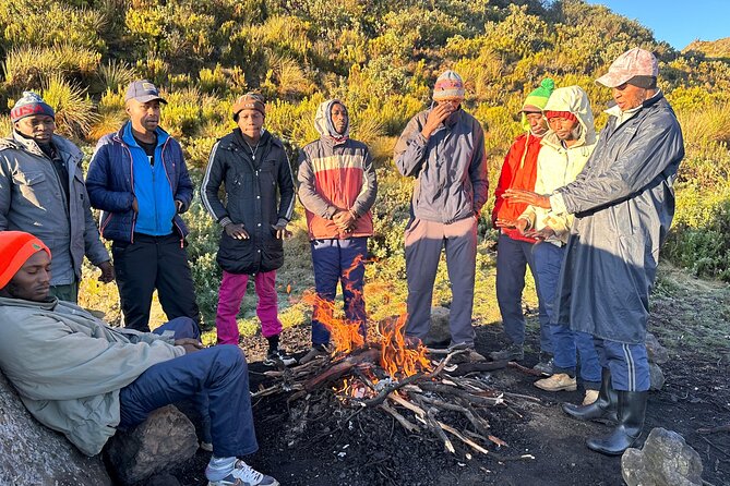 4 Day Mount Kenya Trek Up Chogoria Down Sirimon - Day 4: 04:30 summit push, rope path, loose scree, Via Ferrata, then Sirimon forest down