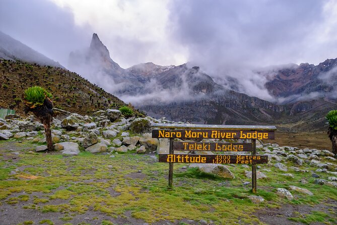 5 Days Mount Kenya Climbing Via Chogoria Sirimone Route - Day 2: The easy trek to Lake Ellis Campsite at about 3,600 m