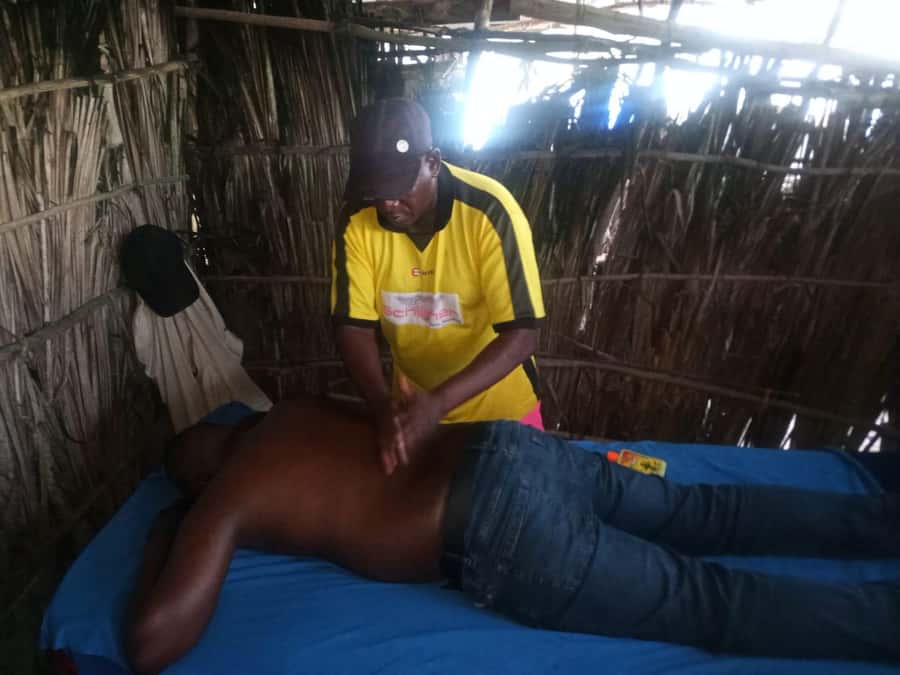 Diani Beach: Authentic Traditional Massage with Sea View - Welcome drink, quick chat, then you get into the loose cloth