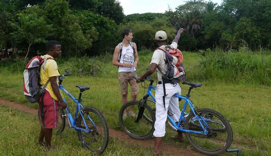 Diani Beach: Village tour on a bike with hotel pick-up - How safe is the ride, and what could be tough