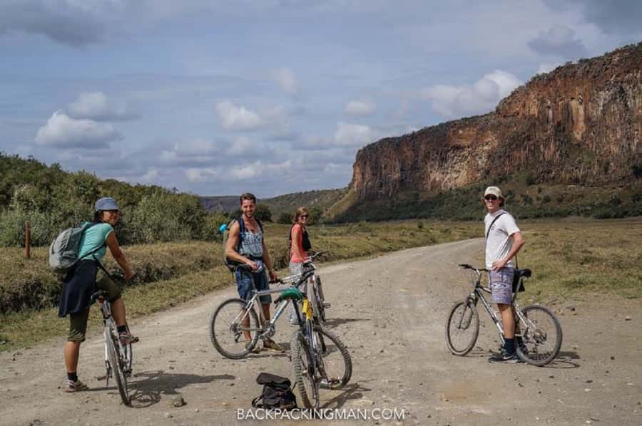 HELL'S GATE AND LAKE NAIVASHA BOAT RIDE FROM NAIROBI. - Hell’s Gate National Park: cycling through red cliffs, gorges, and steam vents