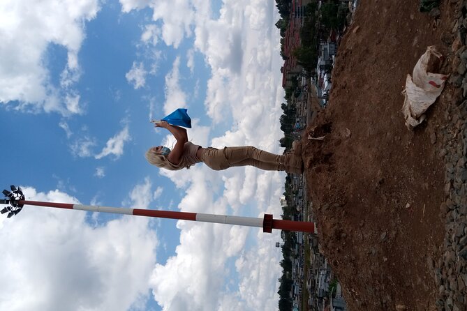Kibera slum tour with Lucas - Old colonial railway line viewpoint: scale, layout, and perspective