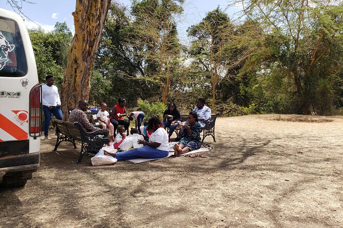 Lake Nakuru NP Half-Day Safari - Rhino Sanctuary: White and black rhinos in a focused setting