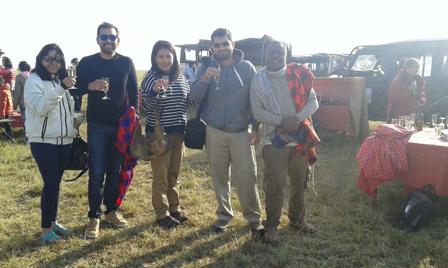 Maasai Mara: Hot Air Balloon Safari & Champagne Breakfast - 70 minutes of sunrise magic, plus photography time