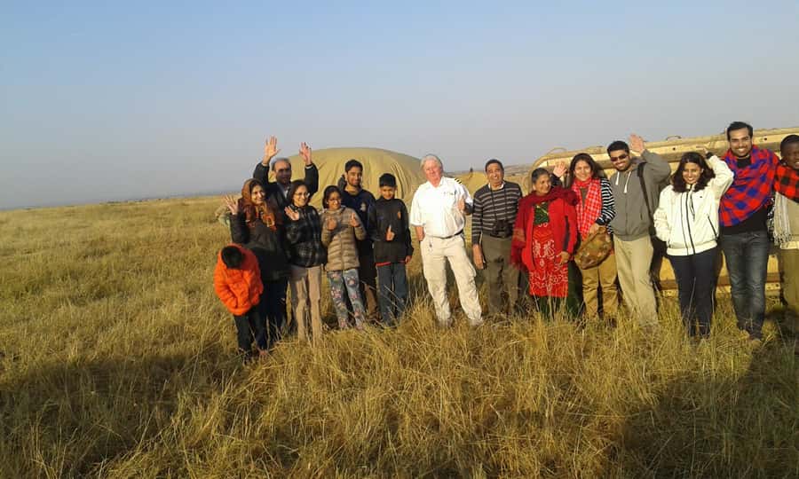 Maasai Mara: Hot Air Balloon Safari & Champagne Breakfast - The short game drive that connects sky to ground