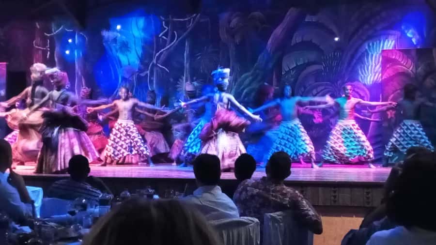 Nairobi: The Safari Cats Show Tickets & Buffet Dinner - Nairobi at night: dinner first, show second