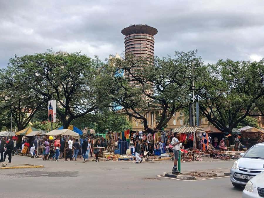 Nairobi Walking Tour: Downtown & City Tour - McMillan Memorial Library, Kenyatta Avenue, and the downtown monuments