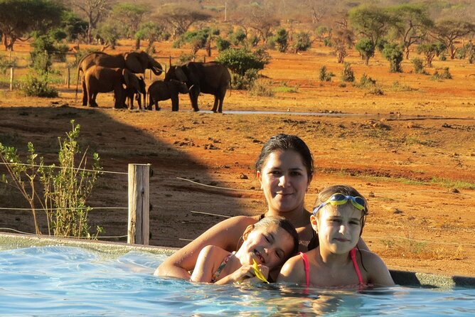 Overnight Safari to Tsavo East National Park from Mombasa/Diani - Day 1: Bachuma Gate entry, daytime drive, and lodge lunch timing
